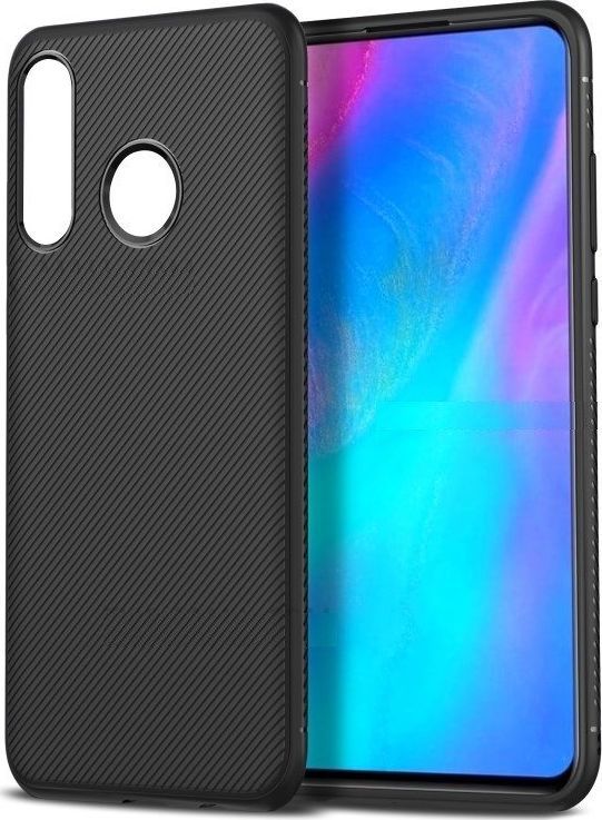 Etui Twill Texture HUAWEI P30 LITE czarne uniwersalny 1