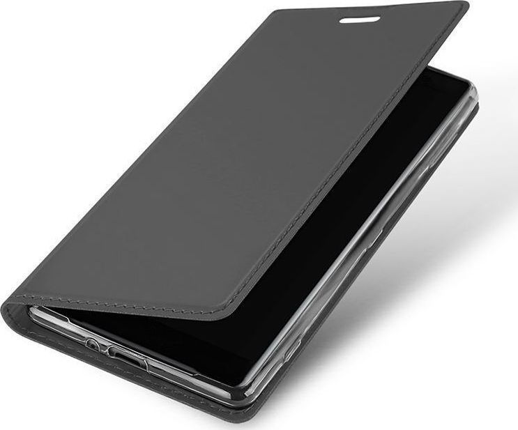 Dux Ducis Etui portfel Dux Ducis skin leather HUAWEI HONOR VIEW 20 szare uniwersalny 1