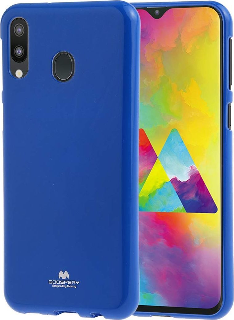 Mercury Goospery Etui Jelly Case Mercury SAMSUNG GALAXY A40 niebieskie uniwersalny 1