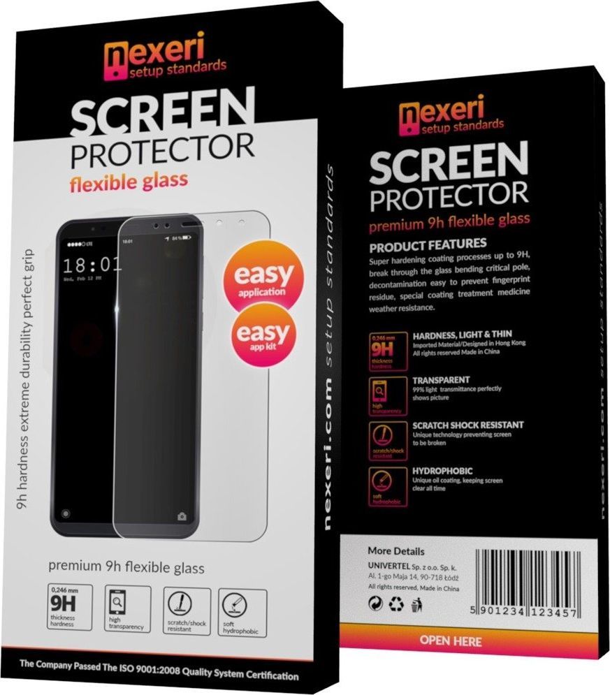 Nexeri Szkło hartowane flexible flass nano Nexeri HUAWEI P20 LITE uniwersalny 1
