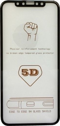 Szkło hartowane 5D HUAWEI NOVA 4 czarne Full Glue uniwersalny 1