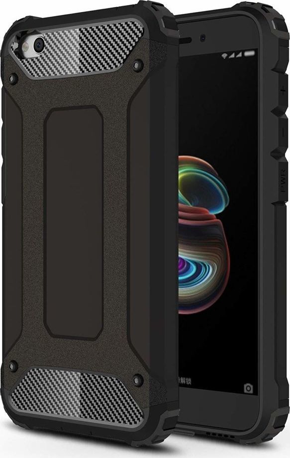 Hurtel Hybrid Armor pancerne hybrydowe etui pokrowiec Xiaomi Redmi Go czarny uniwersalny 1