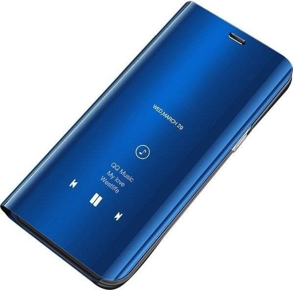 Hurtel Clear View Case futerał etui z klapką Samsung Galaxy A40 niebieski uniwersalny 1