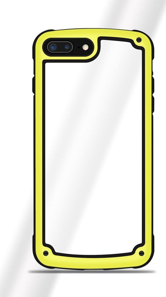 Hurtel Solid Frame etui wytrzymały pokrowiec z żelową ramką Huawei P20 Pro żółty uniwersalny 1