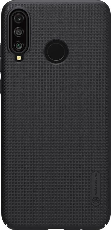 Nillkin Etui Super Frosted Shield + podstawka P30 Lite czarne 1