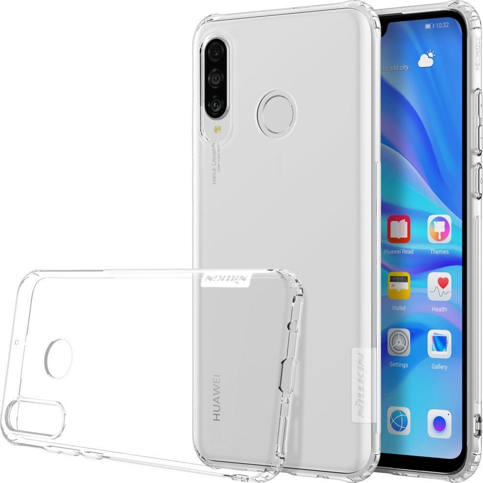 Nillkin Nature żelowe etui pokrowiec ultra slim Huawei P30 Lite przezroczysty uniwersalny 1