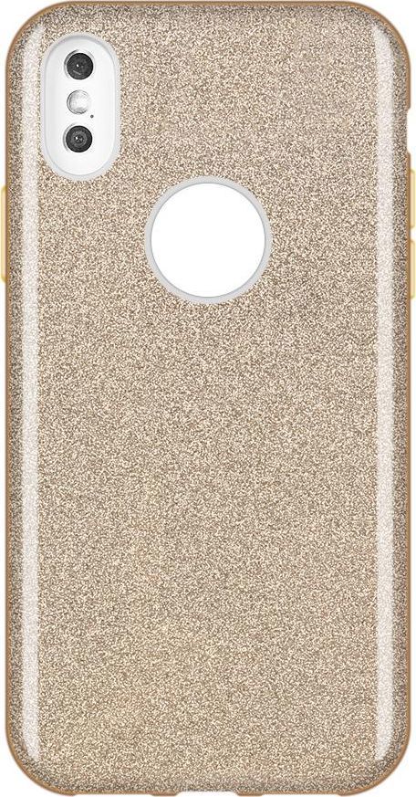 Wozinsky Wozinsky Glitter Case błyszczące etui pokrowiec z brokatem Huawei Y7 2019 / Y7 Prime 2019 złoty uniwersalny 1