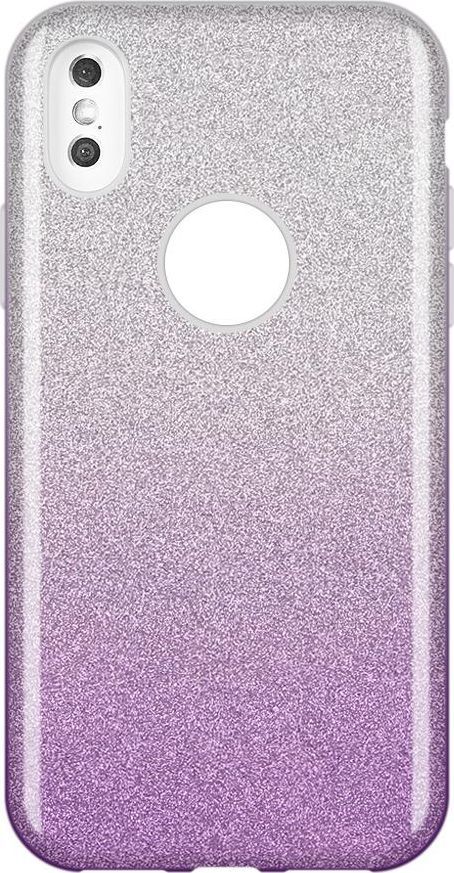 Wozinsky Wozinsky Glitter Case błyszczące etui pokrowiec z brokatem Huawei Y7 2019 / Y7 Prime 2019 fioletowy uniwersalny 1