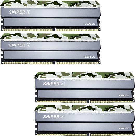 メモリー G.SKILL SNIPER X DDR4 64GB 3000MHz F4-3000C16D-16GSXWB - Overview - G.SKILL International