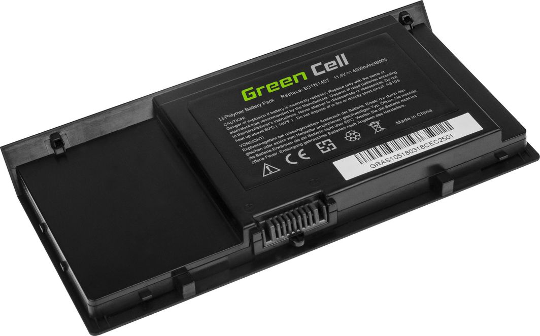 Bateria Green Cell B31N1407 do AsusPRO Advanced B451 11.4V 4200mAh (AS105) 1