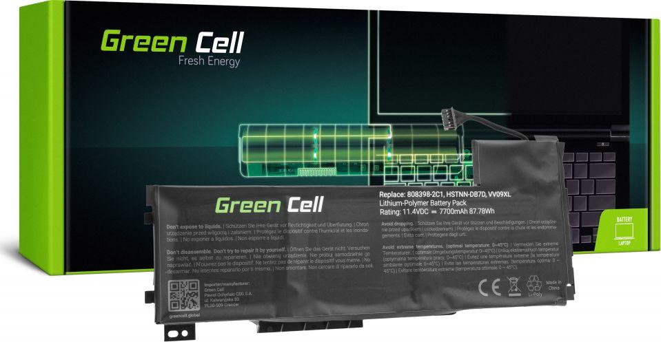 Bateria Green Cell VV09XL do HP ZBook 15 G3 G4 11.4V 7700mAh (HP136) 1