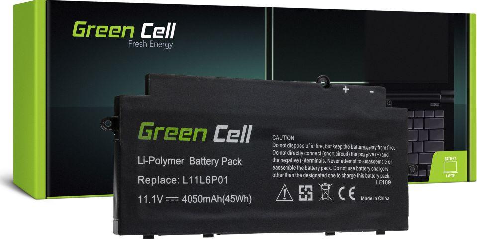 Bateria Green Cell L11L6P01 L11M3P02 do Lenovo IdeaPad U510 11.1V 4050mAh (LE109) 1