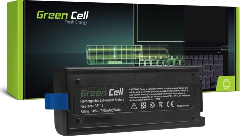 Bateria Green Cell CF-VZSU30B do Panasonic Toughbook CF-18 7.4V 7400mAh (PS05) 1