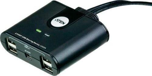 Adapter USB Aten US224-AT USB - USB Czarny  (US224AT) 1