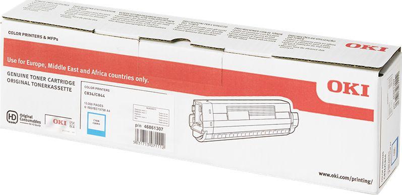 Toner OKI 46861307 Cyan Oryginał  (46861307) 1