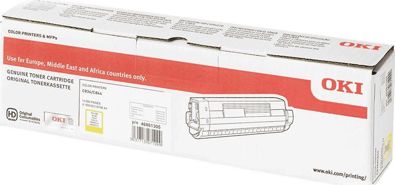 Toner OKI 46861305 Yellow Oryginał  (46861305) 1