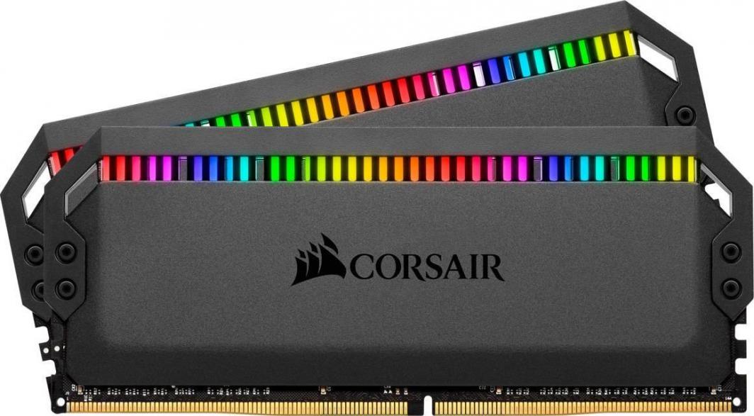 Pamięć Corsair Dominator Platinum RGB, DDR4, 32 GB, 3000MHz, CL15 (CMT32GX4M2C3000C15) 1