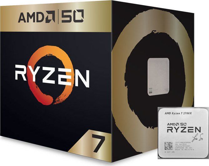 AMD Ryzen 7 2700X, 3.7GHz, 16 MB, BOX (YD270XBGAFA50) - Procesor