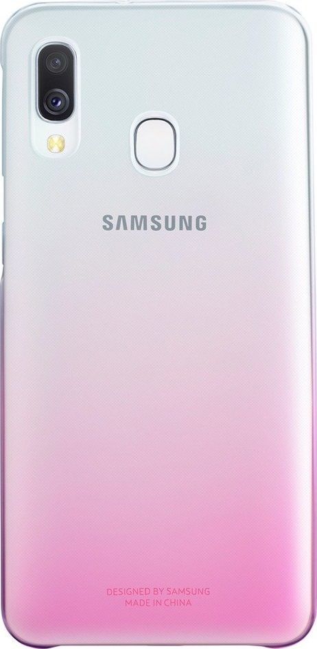 Samsung Etui Gradation Cover Różowe do Galaxy A40 (EF-AA405CPEGWW) uniwersalny 1
