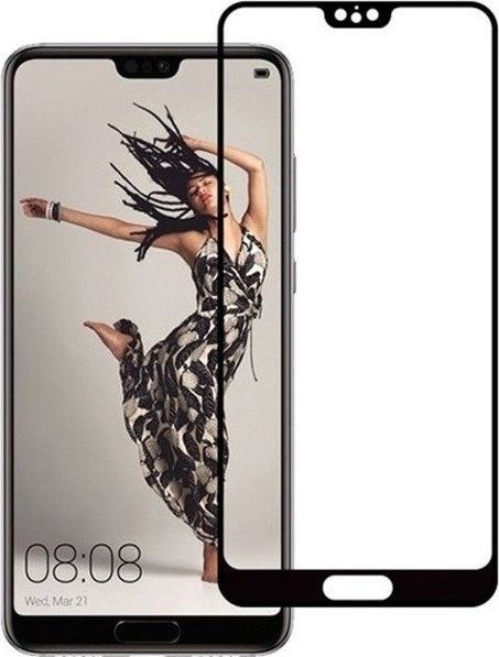 SZKŁO HARTOWANE 5D HUAWEI Y6 2019 / HONOR 8A CZARNE standard 1
