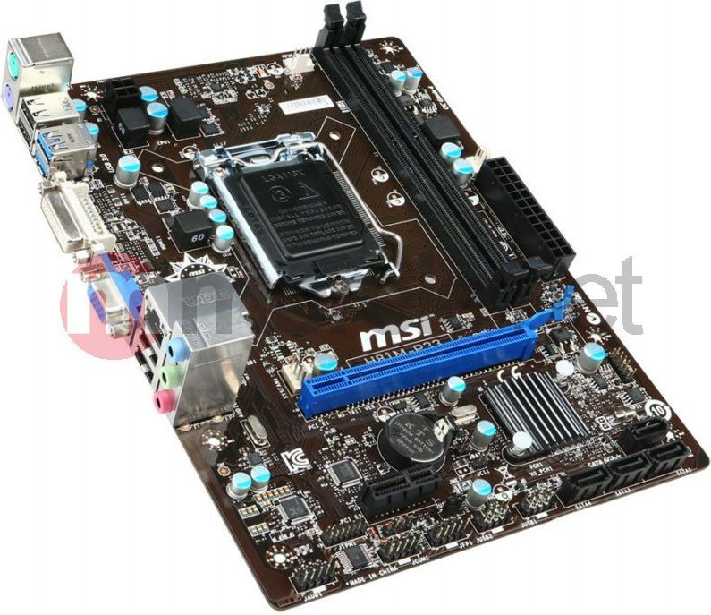 Płyta główna MSI H81M-P33, H81, DualDDR3-1600, SATA3, DVI, mATX (H81M-P33) 5