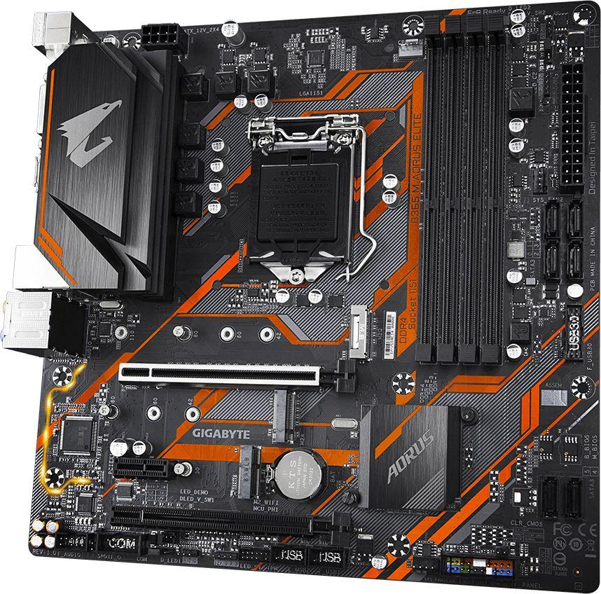 Gigabyte b365m aorus elite подключение