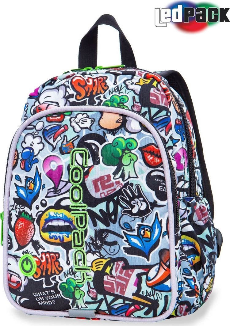 Coolpack Mini kuprinė COOLPACK BOBBY LED GRAFFITI 1