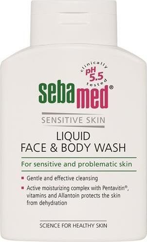 Sebamed Emulsja do mycia twarzy i ciała Sebamed Liquid Face & Body Wash oczyszczająca 200ml 1