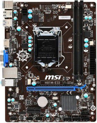 Мат плата msi h81m e33 какая видеокарта подойдет