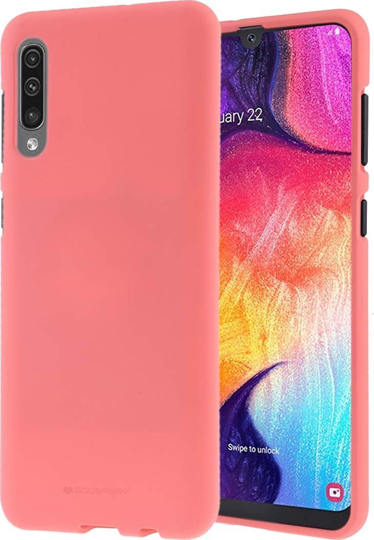 Mercury Soft Samsung A50 A505 różowy /pink 1