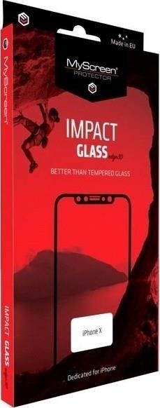 MyScreen Protector MS ImpactGLASS Edge 3D iPhone Xr czarny/black HybrydGlass 8H 1