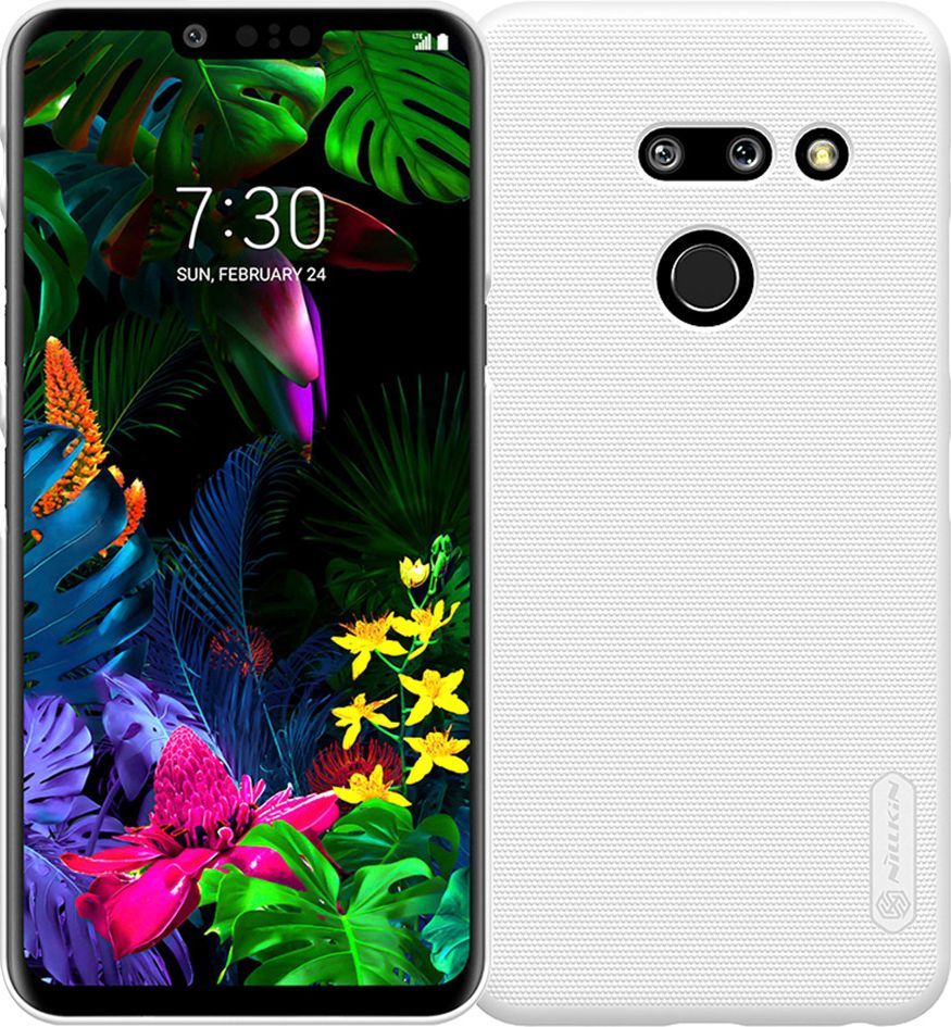 Nillkin Etui Nillkin Frosted Shield LG G8 ThinQ - White uniwersalny 1
