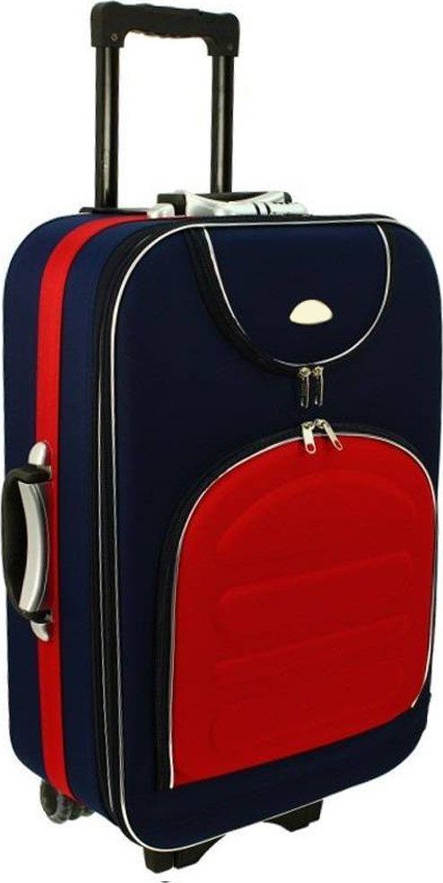 Pellucci Mała kabinowa walizka PELLUCCI 801 S - Granatowo Czerwona uniwersalny 1