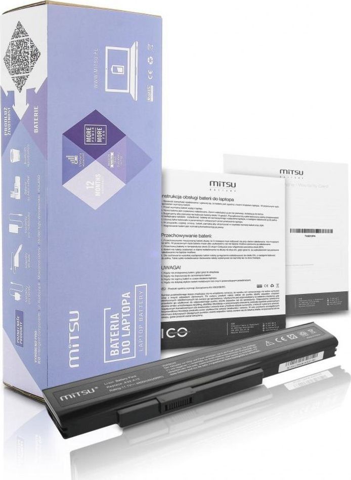 Bateria Mitsu MSI CR640 A6400 (BC/MS-CR640) 1