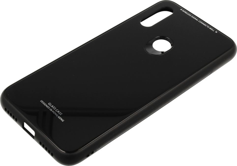 Etui Glass Case XIAOMI REDMI 7 czarne uniwersalny 1