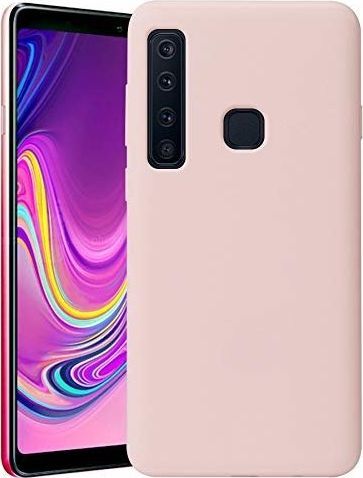 Etui Silicone Case elastyczne silikonowe SAMSUNG GALAXY A9 2018 różowe uniwersalny 1