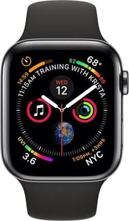 Smartwatch Apple Watch 4 GPS+Cellular 44mm Black Steel Czarny  (MTX22WB/A) 1