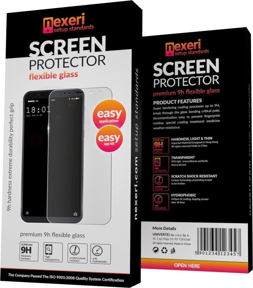 Nexeri Szkło hartowane hybrydowe Nexeri Nano Flexible Glass HUAWEI Y5 2019 uniwersalny 1