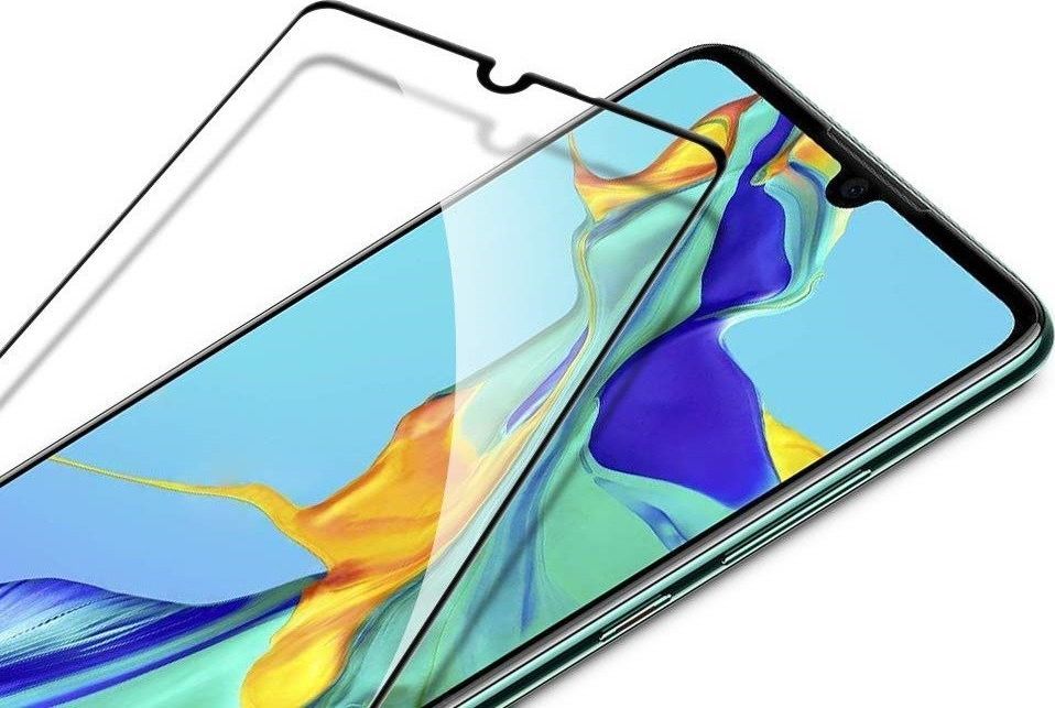 Szkło hartowane 5D HUAWEI Y5 2019 czarne FULL GLUE uniwersalny 1