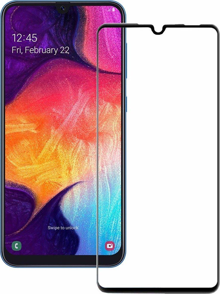 Szkło hartowane 5D SAMSUNG GALAXY A50 Full Glue czarne uniwersalny 1
