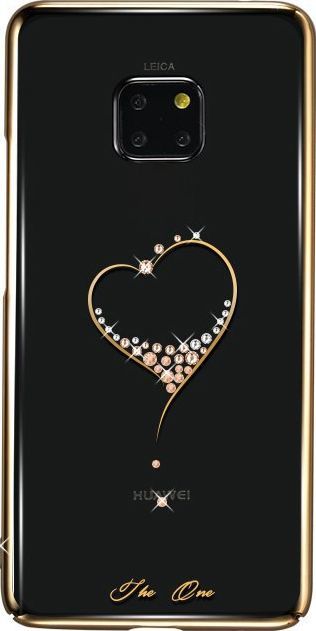 Kingxbar Kingxbar Wish Series etui ozdobione oryginalnymi Kryształami Swarovskiego Huawei Mate 20 Pro złoty uniwersalny 1