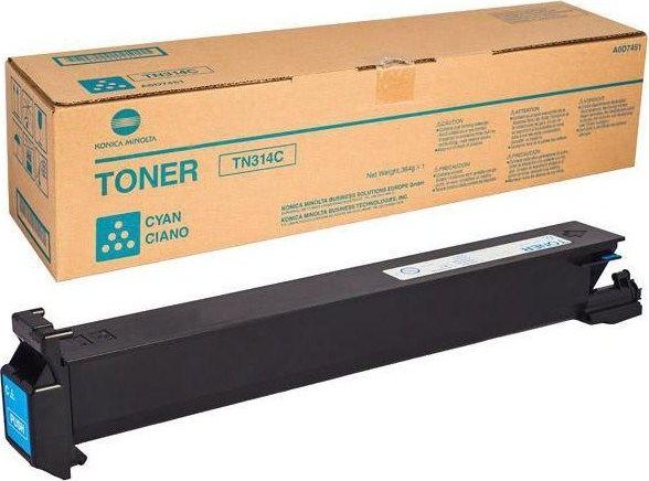 Toner Konica Minolta TN-314 Cyan Oryginał  (A0D7451) 1