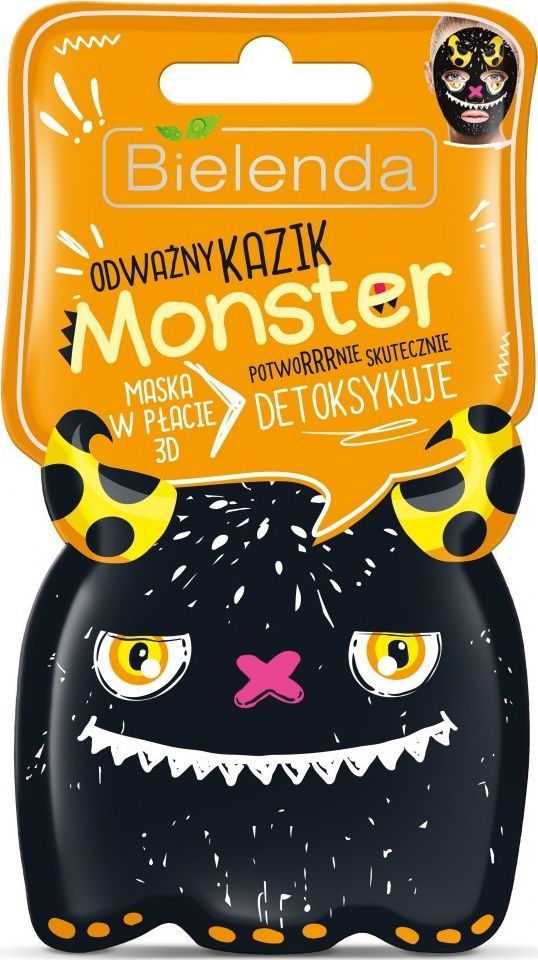 Bielenda Maseczka do twarzy Monster Odważny Kazik detoksykująca 1