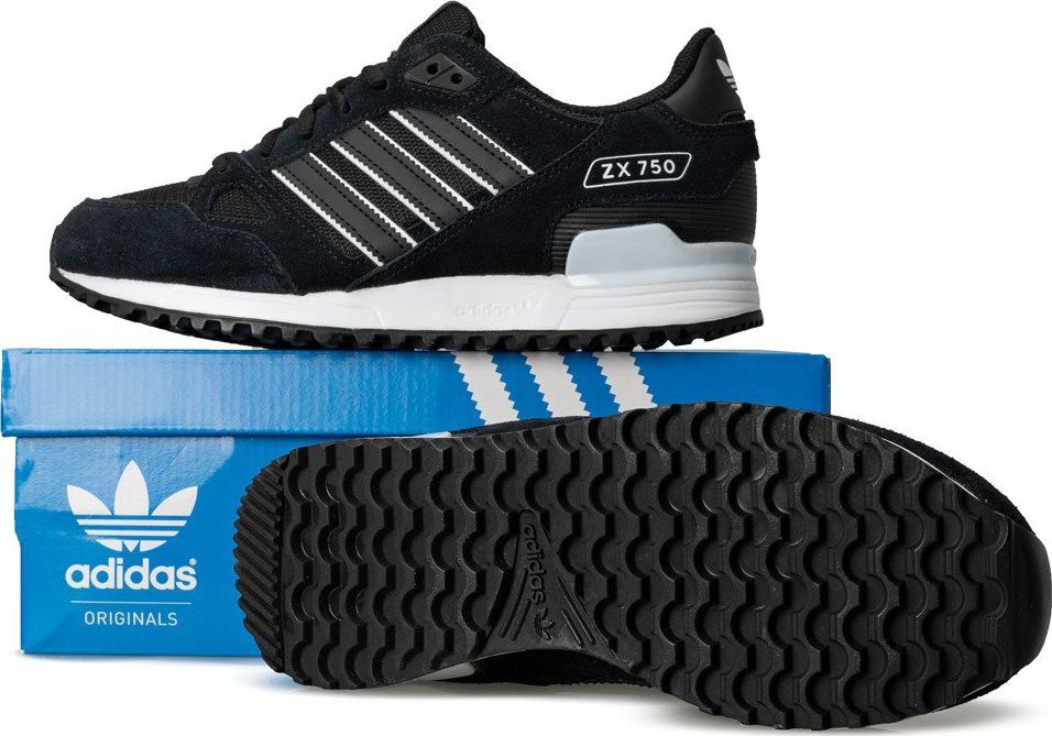 。☆ Adidas Buty męskie Zx 750 czarne r. 38 2/3 (BY9274) - Morele.net