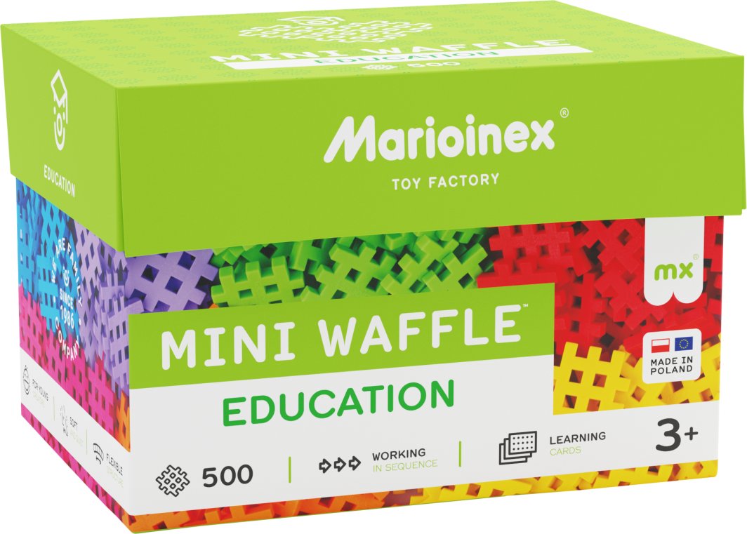 Marioinex Mini waffle 500 elemntów Edukacja 1