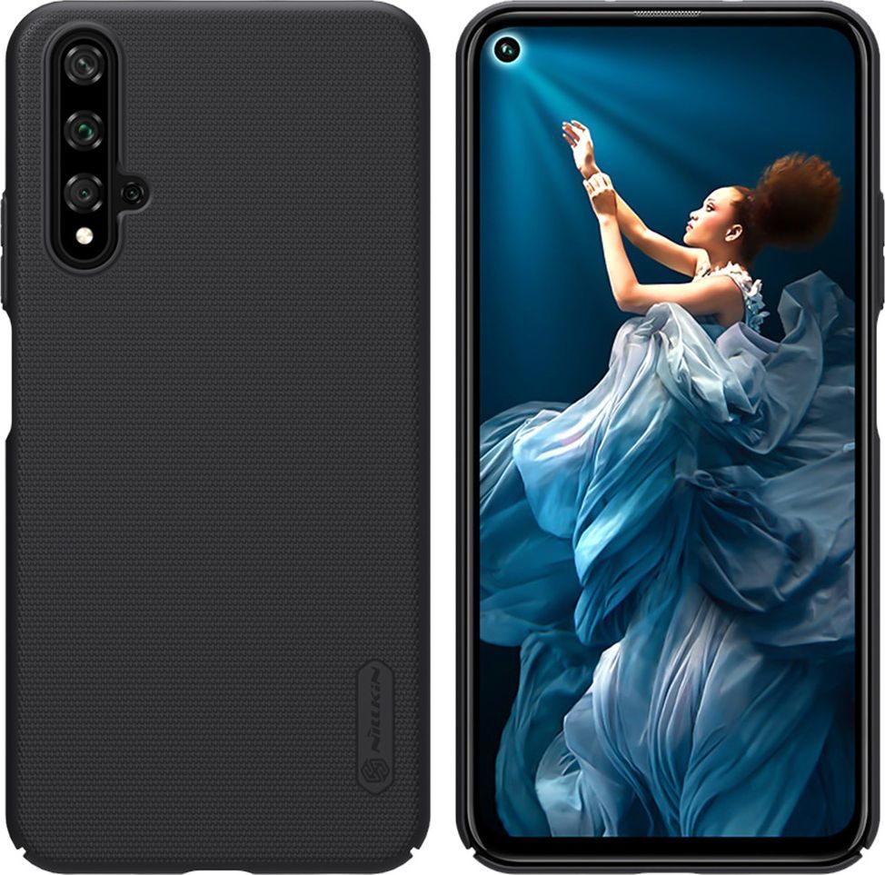 Nillkin Frosted Shield Honor 20- Black uniwersalny 1