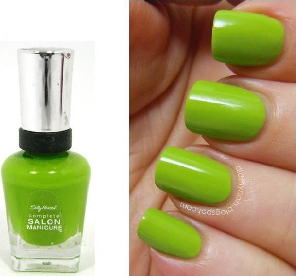 Sally Hansen Sally Hansen Lakier Salon Complete Manicure Grass Slipper Nr 430 uniwersalny 1