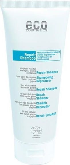 Eco Cosmetics Szampon regenerujący z liściem mirtu, miłorzębem i jojobą 200ml 1
