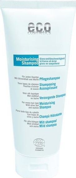 Eco Cosmetics Szampon nawilżający z liściem oliwnym i malwą 200ml 1