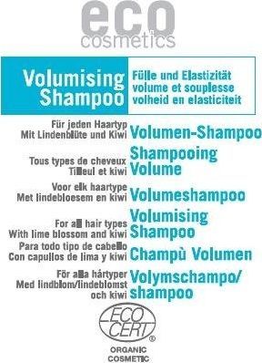 Eco Cosmetics Szampon zwiększający objętość z kwiatem lipy i kiwi 5ml 1